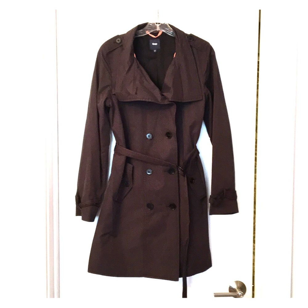 Black trench coat